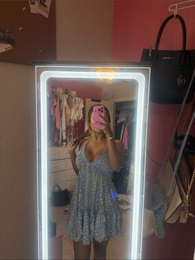 Windsor Blue Floral Mini Dress